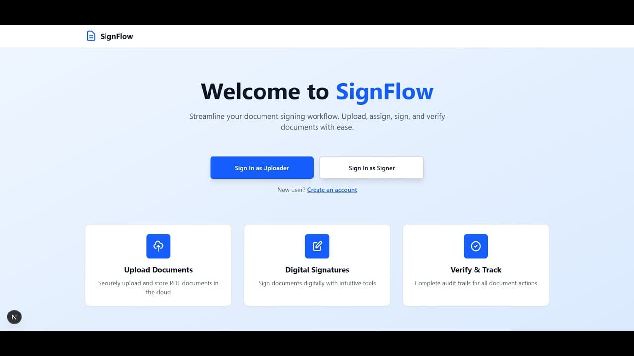 SignFlow screenshot 1